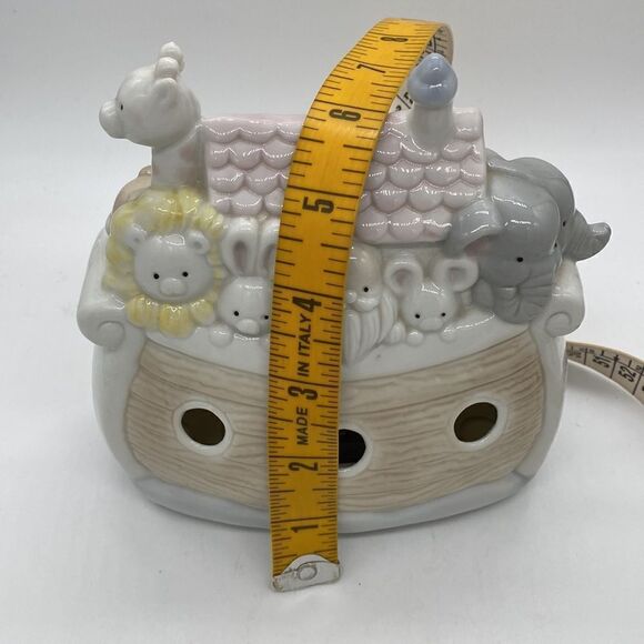 Vintage Enesco 1989 Noah’s Ark “Talk To The Animals” Ceramic Music Box - Picture 10 of 10